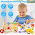 Set 39 3 4 5 6 Kids Tool with Electric Drill, Pcs Wooden Toddler Play Tool Bench Kits with Tool Box, Montessori STEM