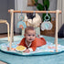 0-36 Ingenuity Sun Valley Wooden Baby Play Mat, Foldable A-Frame Bar, Machine-Washable Mat, Unisex, for Ages Months