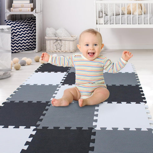 XMTMMD Soft Non-Toxic Foam Baby Play Mat | Toddler Playmat | EVA Foam