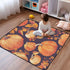 GuoChe Cozy 50'' 50'' Autumn Pumpkin Halloween Harvest Food Large Stylish Baby Activity Play Mat for Indoor Outdoor