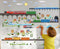 Train Wall Decals for Kids by Lipastick - Educational Railroad Wall Stickers