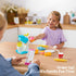 lalalark Playset, 16 Whisk n' Bake Bakery Mixer Pieces Toy Kitchen and Food Accessories with Play Money and Menu, Role