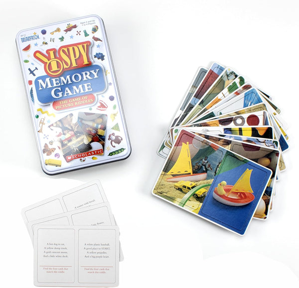 Briarpatch I SPY Memory Game Travel Tin | Early Learning Preschool Game for Ages 4+