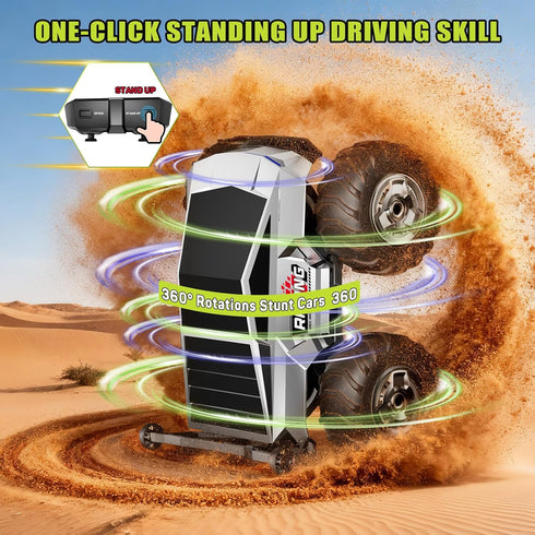 1:16 4WD Pickup,TIME4DEALS 2.4GHz 360 6 7 8 9 10 11 12+ RC Truck Remote Control Car, Waterproof Amphibious RC Car All