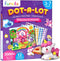 Funcils Dot Art Activity - Unicorn & Princess Sticker Art Kit for Kids, Toddler Craft Supplies for Ages 3-7