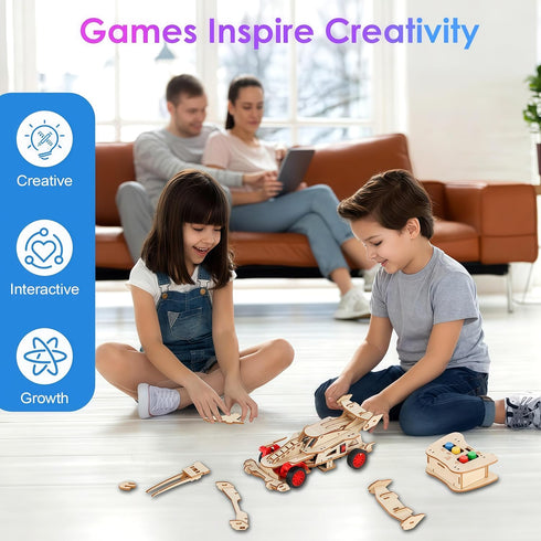MCRADY 8-12, F1 3D 8-14 8,9,10,11,12,13,14 STEM Toys for Boys Remote Control Car STEM Building Kit for Kids, Puzzle