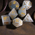 UDIXI Gemstone Dice Set | 7PCS Stone DND Dice with Gift Case for Dungeons and Dragons & MTG
