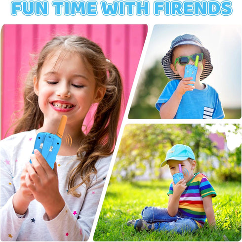 Toys for 4-12 Year Old Boys or Girls, Selieve 3 Pack Walkie Talkies with 3 KM Range, 22 Channels 2 Way Radio