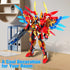 Mecha Building Blocks 2in1 Animal Transforming Robot Set with Vermilion Bird Collectible Toys for Ages 8+