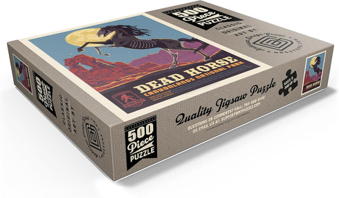 MyPuzzle Legends of The National Parks: Canyonlands' Dead Horse - Premium 500 Piece Jigsaw Puzzle for Adults
