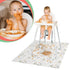 30 40"x47" Minimono Baby Splat Mat for Under High Chair - Pcs Disposable and Waterproof Splash Mats - Multipurpose