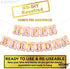 KatchOn Pink Happy Birthday Banner, 10 Feet, NO DIY | Happy Birthday Sign for Backdrop Decorations