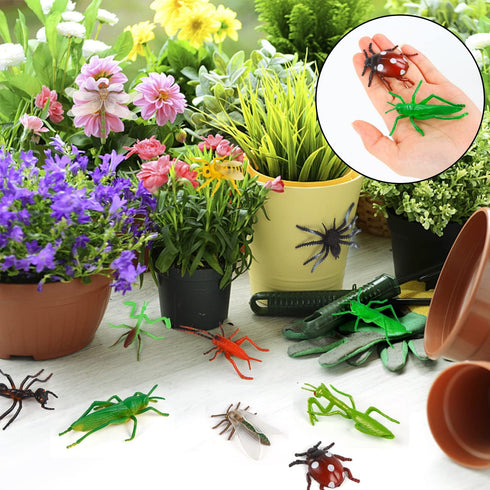 39 Pack Assorted Plastic Insects and Bugs for Kids, Educational Fake Bug Toys Party Favors