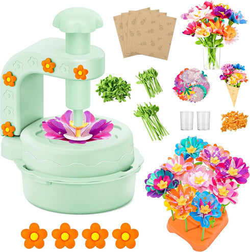 Fabric Flower Bouquets Toys,DIY Craft Kits for Kids,Arts and Crafts Toy for