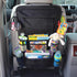 12 Lusso Gear Backseat Car Organizer- Kick Mat Protects Against Kids Feet - Large Storage Pockets - iPad,Tablet, Water