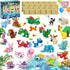 Bklved 24 Packs Party Favors for Kids, Mini Animal Building Block Toy Sets