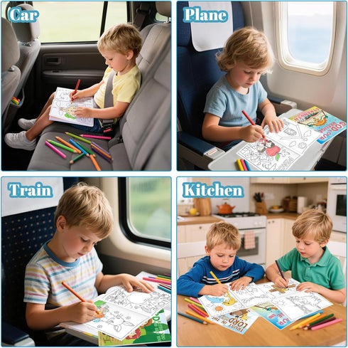 24Pcs Kalysky Christian Bible Coloring Books for Kids, Mini Religious Jesus Stories Booklet Bulk,DIY Art Drawing Book