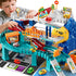 2-4 Set 7 3 4 5 6 7 8 MSKOLER Dinosaur Race Car Tracks for Toddlers Years, Dinosaur Climbing Hills Railcar, Toy Car