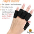 BodyMoves 10 Finger Brace Splint Sleeve - Thumb Support Protector Cushion, Elastic Breathable Stabilizers