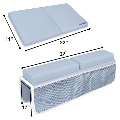 Set Elbow Bahoki Essentials Bath Kneeler - Bathtub Kneeling and Rest Pad - Thick Memory Foam Arm and Knee Support While