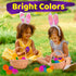 stargo 50 Pack 3.2 Set - Plastic Easter Eggs Empty Large Plastic Eggs Fillable for Easter Egg Hunt, Easter Egg Basket