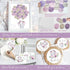 HYCSANBAO Elephant Baby Shower Decorations for Girl, Pink Purple Elephant Baby Shower Party Supplies, It's a Girl