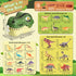3-5,45PCS Playset Dinosaur Toys for Kids Realistic Jurassic Dinosaurs Figures with Eggs&Trees&Fence to Create a Dino