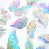Outus 120 Pieces Sequined Silver 3D Layered Butterfly Wall Decor, Removable Stickers for Birthday Cake Crafts