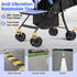 Grebest 4-Season 0-2 10kg Travel Baby Stroller, One-Hand Folding Infant Pushchair with Adjustable Backrest, Canopy