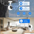 GUOANVISION 5G IP66 24/7 2 Pack Cameras for Home Security Indoor/Outdoor Camera for Dog/Cat/Pet/Nanny/Baby, Baby