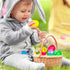 100 Pack Giraffe Prefilled Easter Eggs Bulk - Multi Color Plastic Filled Easter Eggs for Kids with Toy Filled Slap