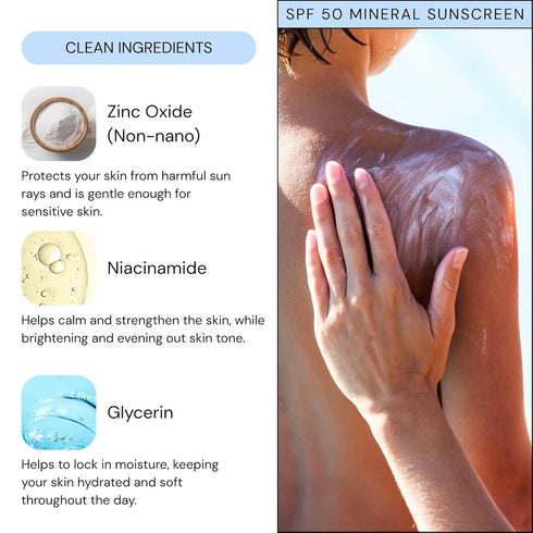 50 1.69 oz LAV Kids Mineral Sunscreen, SPF UVA & UVB Protection, fl.