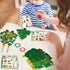 80UncleKimby 60pcs Set Christmas Crafts for Kids - DIY Xmas Tree Ornaments with Sticker Kits - for Holiday Decorations