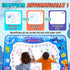 Large Water Doodle Mat for Toddlers, 39 31 Mess Free Coloring Mat with 2 Water Pens, Educational Toy