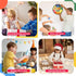 BELLOCHIDDO 14" Dart Board for Kids, Dart Game for 3-10 Years Old with 8 Sticky Balls, Indoor Outdoor Party Toys