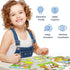 Vileafy 12 Pack Small Animals Puzzles for Kids Ages 3-5, Wooden Toddlers Puzzles