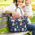 Diaper Bag Tote Satchel Waterproof Messenger Baby Diaper Bags for Mom and Dad Multifunction Medium Travel Tote Bags(Cat