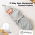 3-Pack 3-6 Set, 0-3 KeaBabies Swaddles for Newborns, Girls, Boys with Hats - Organic Soft Baby Sleep Sacks, Breathable