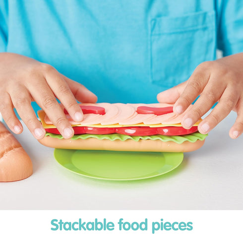 Kidoozie Lunch for Two Picnic Set - Imaginative Play Food Fun for Indoor or Outdoor Playset for Ages 2+