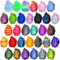 Aesinos 3D Printed Dragon Eggs with Dragon Inside,Articulated Crystal Dragon in Egg,Easter Basket