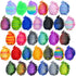 Aesinos 3D Printed Dragon Eggs with Dragon Inside,Articulated Crystal Dragon in Egg,Easter Basket