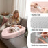 YENING Waterproof Leather Baby Changing Pad - Pink Dresser Mat