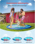 67" 0.52mm Summer QPAU Splash Pad with Flying Disc for Dogs & Kids Extra-Thick Non-Slip Sprinkler Pool, Leakproof Water