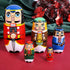 Yoption 5Pcs Russian Matryoshka Dolls, Handmade Wooden Nutcracker Nesting Dolls Set for Kids Christmas Birthday Gift