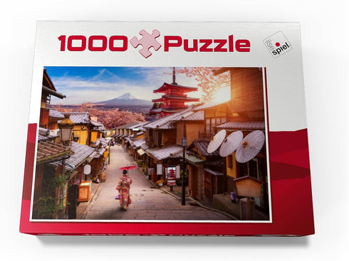 Premium 1000 Piece Jigsaw Puzzle - Idyllic Japan by MyPuzzle - Made in USA