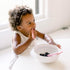 Ryan & Rose Ultimate Utensil Set - 3 Silicone Baby Spoons for Self Feeding and Baby Led Weaning (Rose)