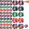 Lenwen 50 Pcs Alloy Responsive Ball Colorful Yoyo Bulk Metal Beginner String Trick Ball for Students and Adults