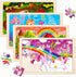 Sticeard Wooden Puzzles for Kids Ages 4-6,Unicorn Princess Mermaid Fairy Kid Puzzles,24pcs Puzzles