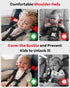 Duythy Airplane Harness for Toddlers with Soft Shoulder Pad Child Airplane Safety Travel Harness for Kids Baby Travel