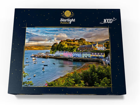 MyPuzzle View of Portree Before Sunset Isle of Skye Scotland - Premium 1000 Piece Jigsaw Puzzle for Adults